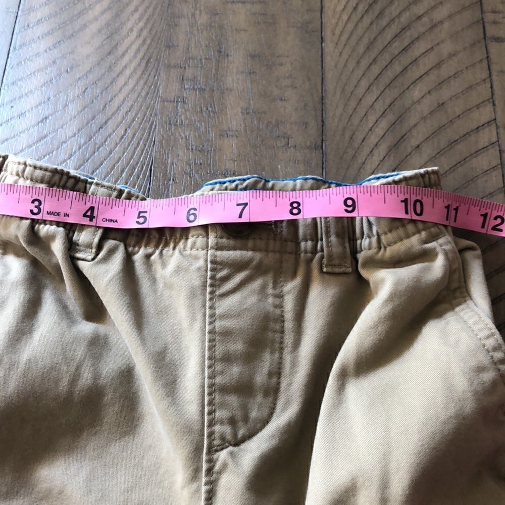 Lands End Unisex Khaki Cargo Pants. 6 Pockets. All Cotton. - Picture 9 of 11